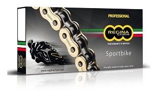 REGINA LANAC POGONSKI 520ZRP (112 KARIKA) Z-RING TOURING-STREET ZA 1000 CCM ZLATNA (ZAPINKA+ZAKIVAK) (135ZRP/00A)