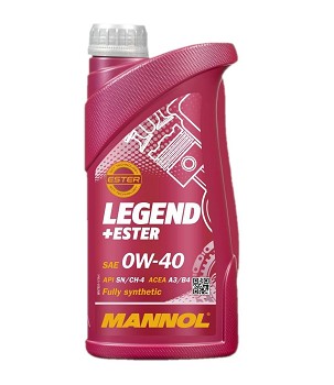 MANNOL AUTOMOBILSKO MOTORNO ULJE 0U40 LEGEND+ESTER 1 LITR (7901) (SINTETIČKO)