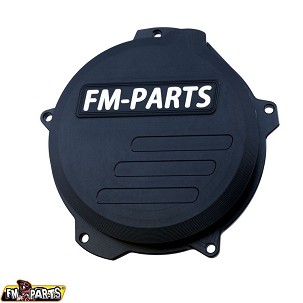 FM-PARTS POKLOPAC KVAČILA (DEKIEL) OJAČAN CNC 6082 ALUMINIUM KTM / HUSQVARNA / GAS GAS 250/300 '24 TBI BOJA CRNA