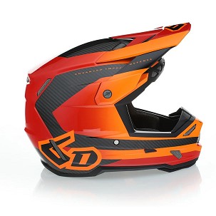 6D HELMETS KACIGA CROSS/ENDURO MODEL ATR-3 PURE GLOSS ORANGE FIM (FRHPhe-02) BOJA NARANDŽASTA VELIČINA XL