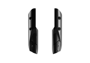 RACETECH (RTECH) 2025/12 ŠTITNICI TELESKOPA / AMORTIZERA REVOLUTION KOVE X PRO / RALLY 800 '24-'25 BOJA CRNA