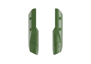 RACETECH (RTECH) 2025/12 ŠTITNICI TELESKOPA / AMORTIZERA REVOLUTION KOVE X PRO / RALLY 800 '24-'25 BOJA ZELENA KHAKI