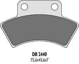 DELTA BRAKING PLOČICE KOČIONE KH232 QUADZILLA, POLARIS ZADNJI - ZAMENJUJU DB2440MX-D I DB2440QD-D