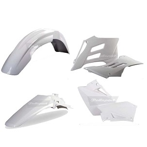 POLISPORT KOMPLET PLASTIKE GAS GAS EC/EC-E 125 '05-'06; EC/EC-E 200 '05-'06; EC/EC-E 250 '05-'06; EC-EC-E 300 '05-'06 EC/EC-F '05-'06 BOJA BELA