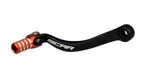 SCAR RACING POLUGA PROMENE MENJAČA KTM SXF (SX-F) 250 / 450 '13-'16, SX 125 / 250 '90-'16, EXC 125 / 150 / 250 / 300 '13-'16 BOJA CRNA/NARANDŽASTA