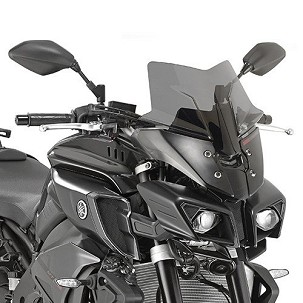 KAPPA VIZIR YAMAHA MT 10 '16-'21 36 X 36 CM TAMNA