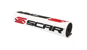 SCAR RACING SUNĐER NA VOLAN (POPREČKU) (250MM) BOJA BELA SA LOGO SCAR