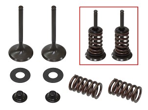 PSYCHIC SET IZDUVNIH VENTILA (VENTILI, OPRUGE, PODLOŠKE) KAWASAKI KX 450 F (KXF 450) '09-'15