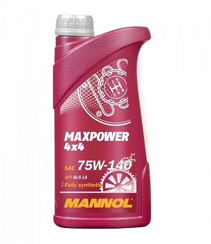 MANNOL MAXPOWER 4X4 75U140 API GL5- ULJE PRENOSNI SINTETIČKO 1L (75W-140)