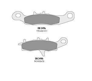 DELTA BRAKING PLOČICE KOČIONE KH342 KVF LEVI PREDNJI