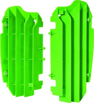 POLISPORT ŠTITNICI HLADNJAKA (KRATKI - KOMPLET) KAWASAKI KX 250F '13-'16 BOJA ZELENA