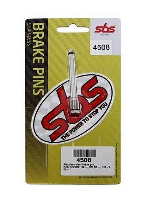 SBS DRŽAČ (OSOVINA) KOČIONIH PLOČICA ZADNJI HONDA CR 125/250 '02-'07, CRF 250/450 '05-'20, SUZUKI RM 125/250 '05-'09, RMZ 250/450 '08-'18