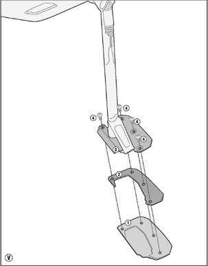KAPPA PROŠIRENJE STOPKI BOCZNEJ DUCATI Multistrada 950 S (19), Multistrada Enduro 1260 (19) WYOFANE SA PONUDE