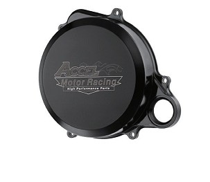 ACCEL POKLOPAC KVAČILA ALUMINIJUMSKA (SA ZAPTIVKOM) HONDA CRF 250R '10-'16 BOJA CRNA