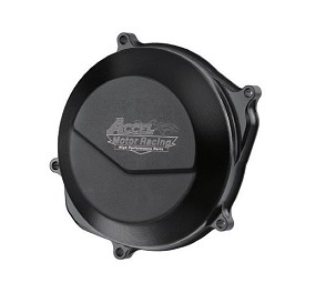 ACCEL POKLOPAC KVAČILA ALUMINIJUMSKA (SA ZAPTIVKOM) HONDA CRF 450R '09-'16 BOJA CRNA