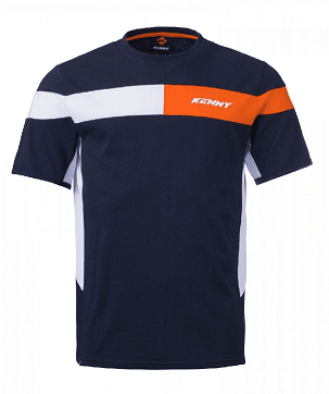 KENNY RACING MAJICA T-SHIRT MODEL RACING BOJA PLAVA/NARANDŽASTA/BELA VELIČINA XXL