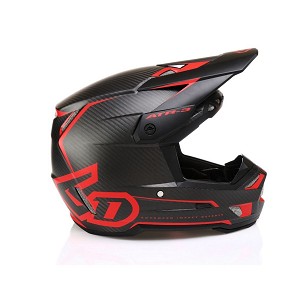 6D HELMETS KACIGA CROSS/ENDURO MODEL ATR-3 NOVA MATTE RED BOJA CRNA/CRVENA VELIČINA M ( 57 - 58 CM )
