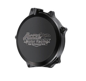 ACCEL POKLOPAC KVAČILA ALUMINIJUMSKA (SA ZAPTIVKOM) SUZUKI RMZ 250 '07-'16 BOJA CRNA