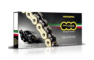 REGINA LANAC POGONSKI 525ZRP (120KARIKA) Z-RING MAXIMOTO ZA 1300 CCM ZLATNA (ZAKIVAK) (137ZRP/00F)