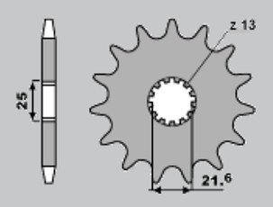 CHT RASPRODAJA LANČANIK PREDNJA 566 17 KAWASAKI VN 800 VULCAN '95-'05, SUZUKI GSX-R 1000 '01-'08, SV 1000 '03-'06, TL 1000S/R '97-'02, GSX 1100F '88-'96, GSF 1200/1250 BANDIT '95-'15, GSX 1400 '01-'06 (A4250566170)