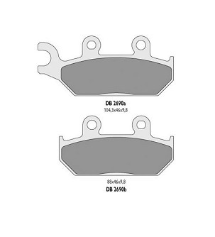 DELTA BRAKING PLOČICE KOČIONE KH172 PREDNJI YAMAHA XT600 92-03, XT660 91-98