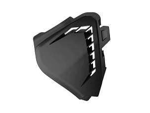 RACETECH (RTECH) 2025/12 LEVA POKLOPAC FILTRA VAZDUHA (AIRBOXA) TRIUMPH TF 250 X / 450 RC '24-'25 BOJA CRNA