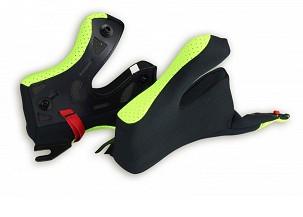 UFO OBRAZNICI/CHEEK PADS ZA KACIGU DIAMOND SA SISTEMEM BRZOG WYJMOWANIA BOJA ŽUTA FLUO VELIČINA L - RASPRODAJA