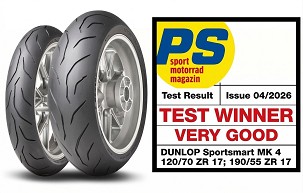 DUNLOP KOMPLET GUMA (637884/26) 120/70ZR17 (58W) TL SPORTSMART MK4 PREDNJA DOT 2026 + (637887/24) 190/50ZR17 (73W) TL SPORTSMART MK4 ZADNJA DOT 2024 + NITRILNE RUKAVICE VELIČINA L + PANTALONE VELIČINA 54