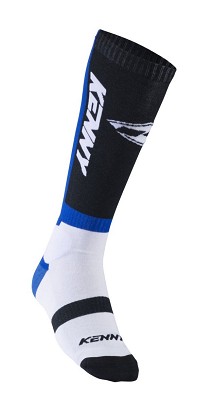 KENNY RACING ČARAPE KRATKE MODEL MX TECH BLUE BOJA CRNA/BELA/PLAVA VELIČINA 43-46