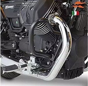 KAPPA GMOLE ŠTITNICI MOTORA MOTO GUZZI V7 III Stone / Special (17-20), V7 III Stone Night Pack (19-20), V9 Roamer / V9 Bobber (16-19) CRNE