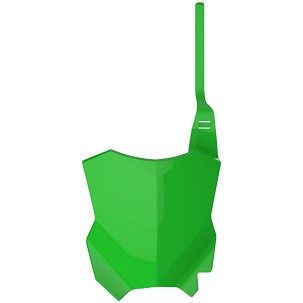 POLISPORT BROJČANA TABLICA (PLASTRON) KAWASAKI KX 250F '17-'26; KAWASAKI KX 450F '16-'26 BOJA ZELENA