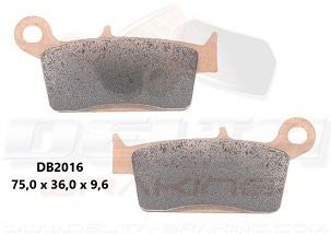 DELTA BRAKING KOČIONE PLOČICE KH233, KH131/3