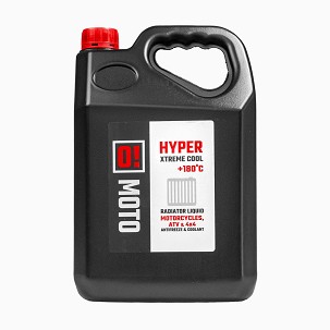 OMOTO TEČNOST BEZWODNY ZA HLADNJAKA +180°C WATERLESS COOLANT HYPER XTREME COOL 5L 4X4, OFF ROAD, ATV, MOTORCYLES (O!MOTO)