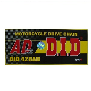 DID LANAC POGONSKI 428AD-120 (120 KARIKA) BEZ O-RINGOVA (OTVOREN + SPOJNICA)