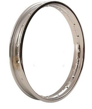 TOURMAX NAPLATAK TOČKA PREDNJEG (FELGA) HROM 18" X 1.85" (36 OTVORA) HONDA CB 250 (HAMULEC DOBOŠ) (OEM: 44701-KB4-013) (MADE IN JAPAN)