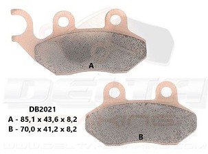 DELTA BRAKING KOČIONE PLOČICE KH264