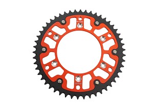 GROSSKOPF LANČANIK ZADNJA DUAL RING / STEALTH (STALOWO-ALUMINIJUMSKA) 289 49 (28949) HONDA CR / CRF '83-'25, BETA RR '13-'25 BOJA CRVENA (JTR210.49) (LANAC520)