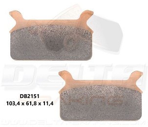 DELTA BRAKING KOČIONE PLOČICE KH201 HARLEY