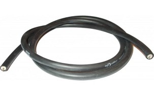 TESLA CREVO PALJENJA VISOKOGO NAPONA (COPPER CABLE) SILIKONOWY 7MM (CRNA) - ISEČAK 1 METR