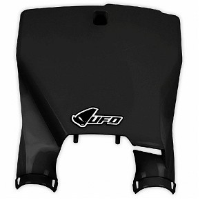 UFO TABLICA ZA STARTNI BROJ HUSQVARNA TC 125 16-22, TC 250 17-22, TC 300 16-22, FC 250/350/450 16-22, BOJA CRNA (STADIUM SA ŠTITNICIMA AMORTIZERA) - RASPRODAJA