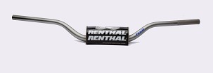 RENTHAL VOLAN 1,1/8 CALA (28,6MM) MX FATBAR HANDLEBAR TANIUM MCGRATH / SHORT PADDED PADDED BOJA TYTAN SA SUNĐEROM