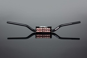 RENTHAL VOLAN 1,1/8 INCH (28,6MM) MX FATBAR HANDLEBAR BLACK ELI TOMAC BLACK BOJA CRNA SA SUNĐEROM