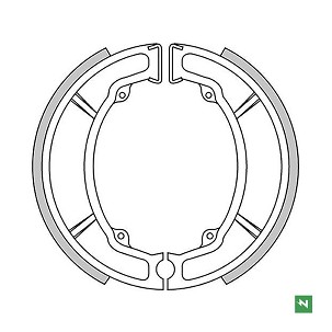 NEWFREN PAKNE KOČIONE SUZUKI RM 250 '80-'86; RM 400 '80; RM 465 '81-'82; LT-Z 90 '07-'20; LT 125 '85-'87; PE 175 '82 ZADNJI (130X22MM)