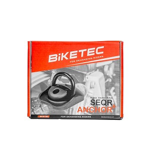 BIKETEC SEQR MONTAŽA ZAŠTITNE (SIDRO) 135MM X 116MM, 3 KLJUČA, ŠEKEL 14MM (ŠRAFOVI KOTWIACE U SETU)
