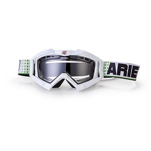 ARIETE NAOČARE RIDING CROWS BASIC BOJA BELA, VIZIR ANTI FOG, ANTI SCRATCH, UV, ROLL-OFF READY, SUNĐER 2 SLOJNA