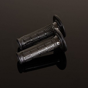 RENTHAL RUČKE MX DUAL COMPOUND ULTRA TACKY TAPERED, DVOKOMPONENTNE, BOJA CRNA