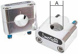 BUZZETTI MONTAŽA ZA POVIŠENJE VOLANA (22,2MM) BOJA SREBRNA