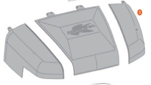 KAPPA POKLOPAC KUFRA KGR52 LAKIRANA SREBNA