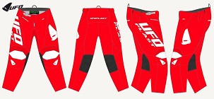 UFO PANTALONE BAMBERG CROSS BOJA CRVENA/BELA VELIČINA L / EU52 / US34