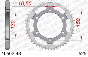 AFAM 2026/04 ZADNJI LANČANIK 300 48 HONDA XL 650V TRANSALP '01-'07 (JTR300.48) (LANAC 525)